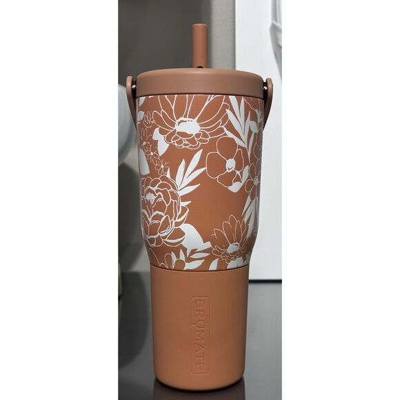 NWT Brumate LIMITED EDITION RESA 35oz Straw Tumbler, SANDSTONE BLOOM - Picture 6 of 7